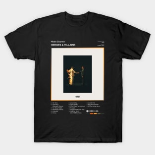 Metro Boomin - HEROES & VILLAINS Tracklist Album T-Shirt